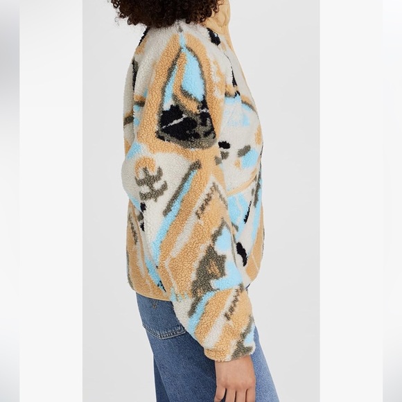 Free People Movement Rocky Ridge Sherpa Jacket Meadow Size Medium NWT - Picture 4 of 6